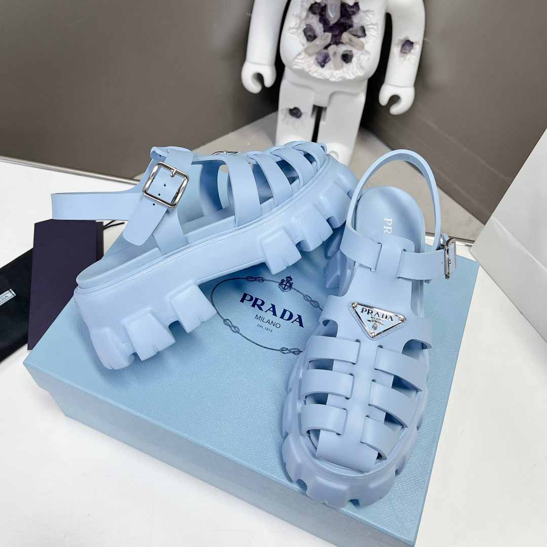 Prada Foam Rubber Sandals - FashionPlug