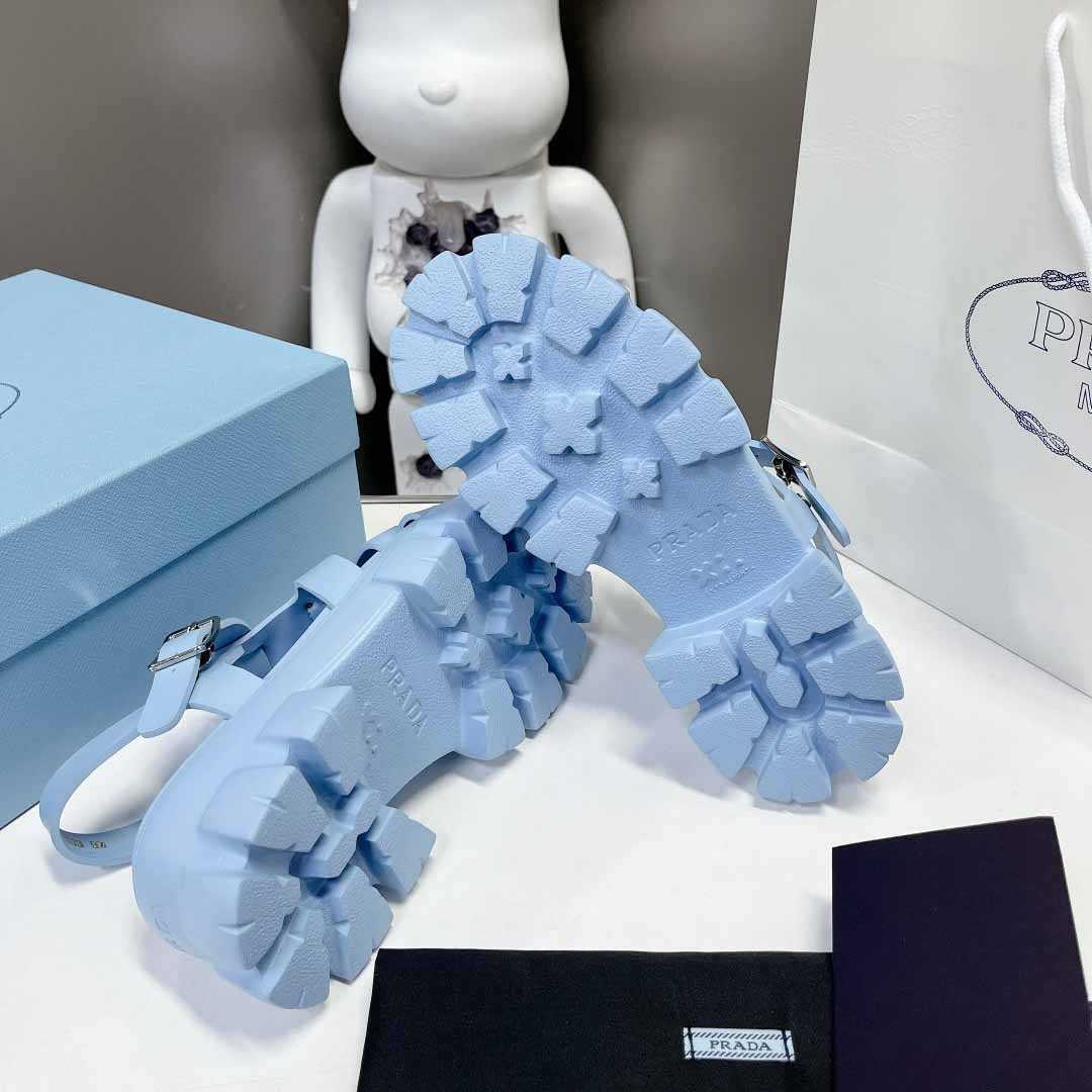 Prada Foam Rubber Sandals - FashionPlug