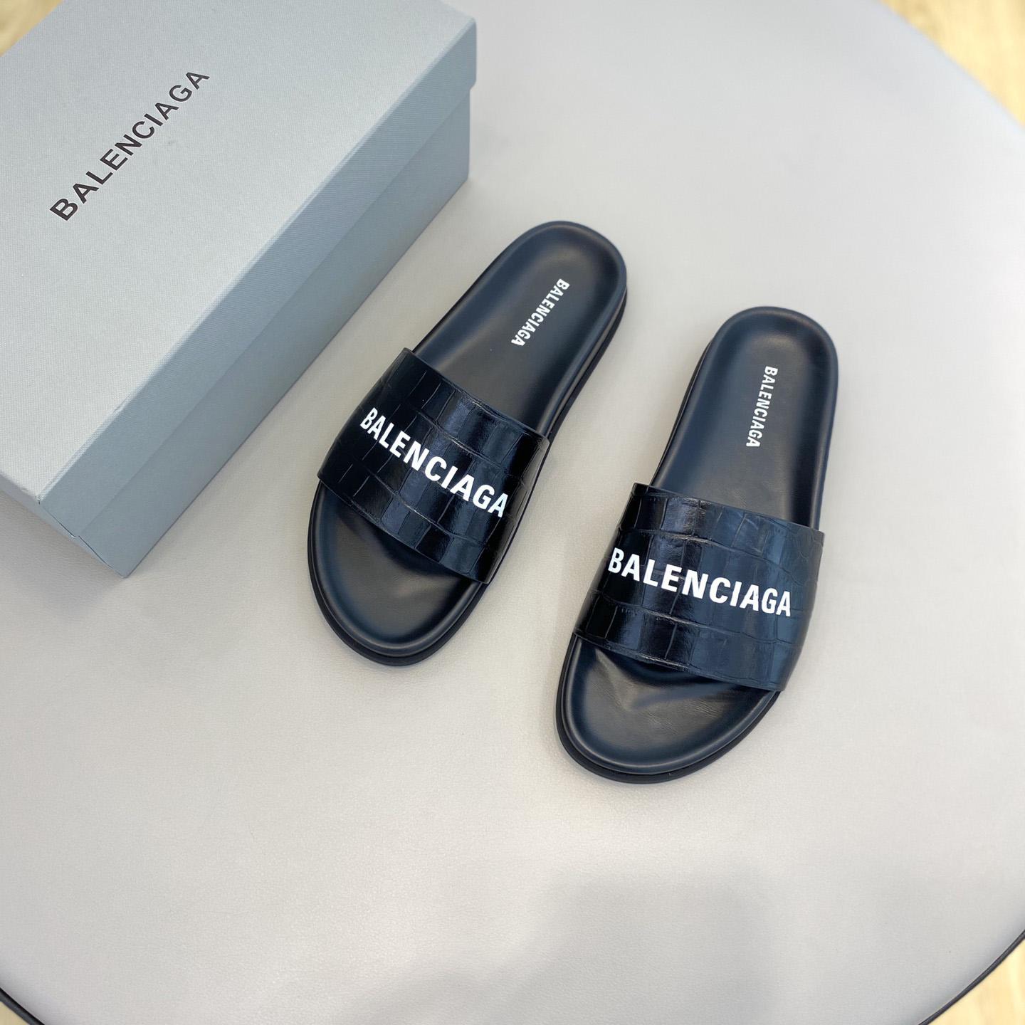 Balenciaga Pool Slide Sandal  - FashionPlug