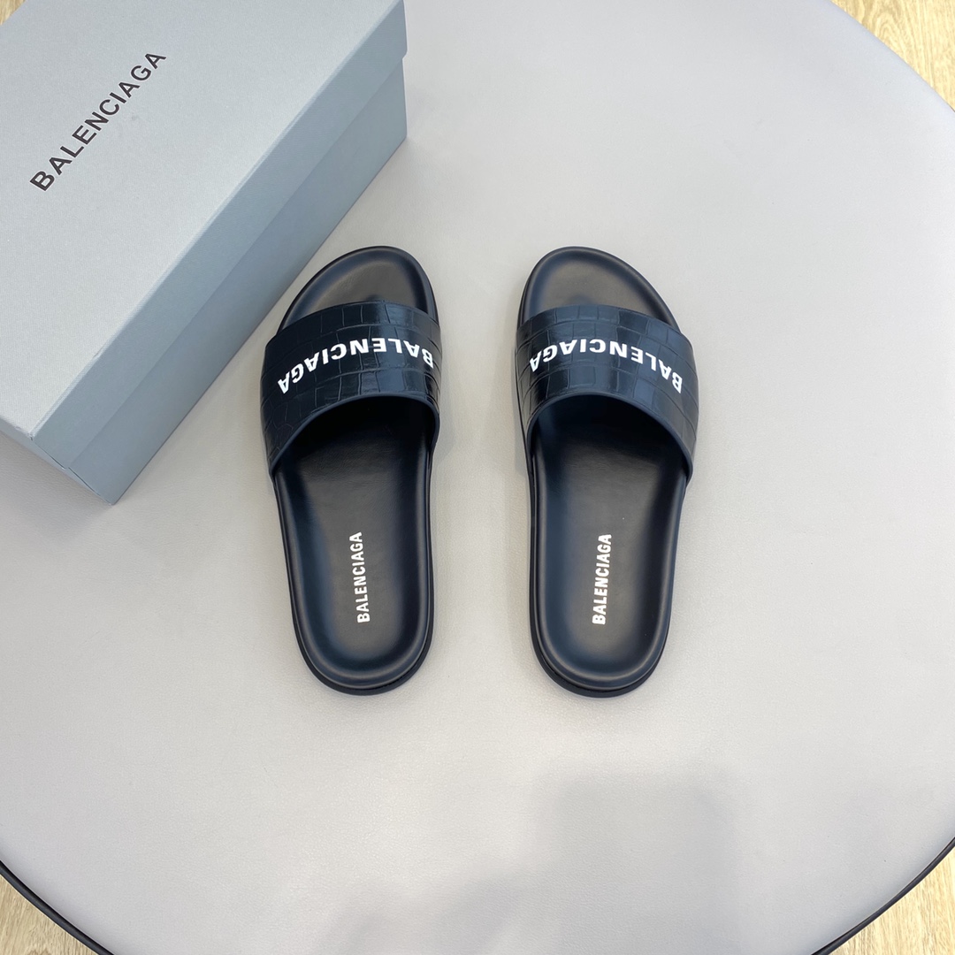Balenciaga Pool Slide Sandal  - FashionPlug