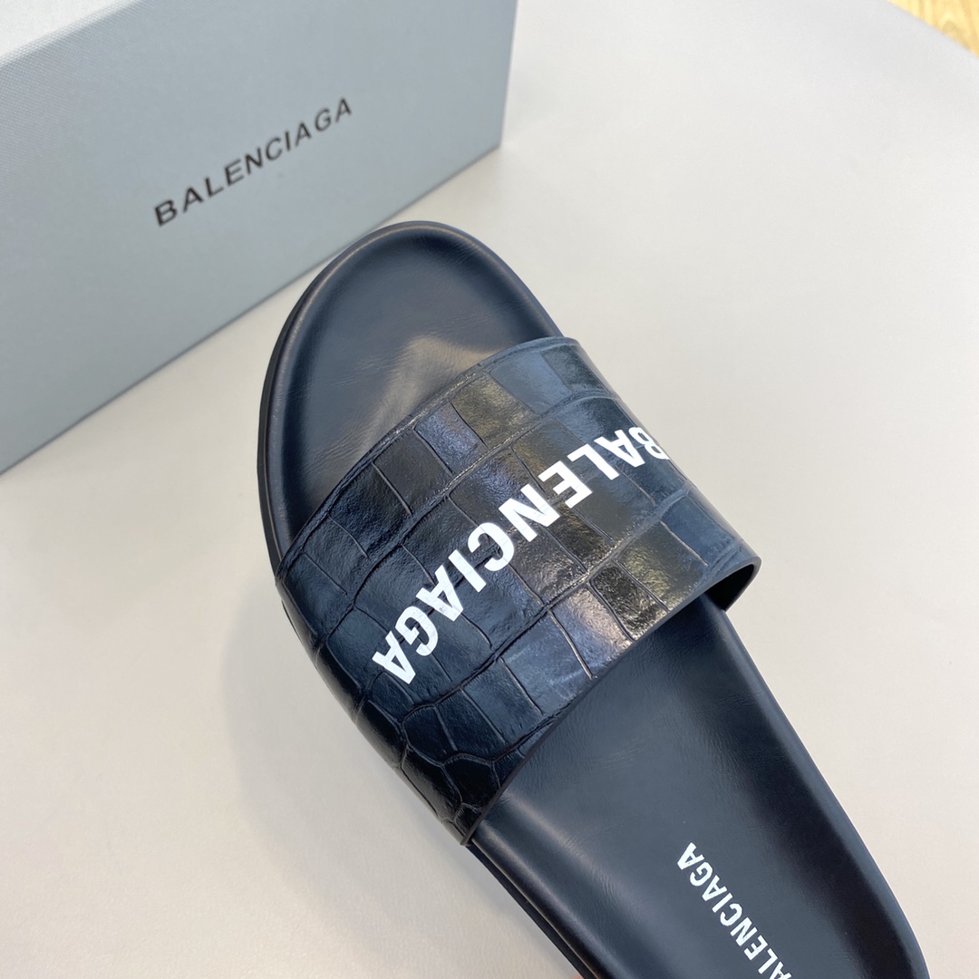 Balenciaga Pool Slide Sandal  - FashionPlug