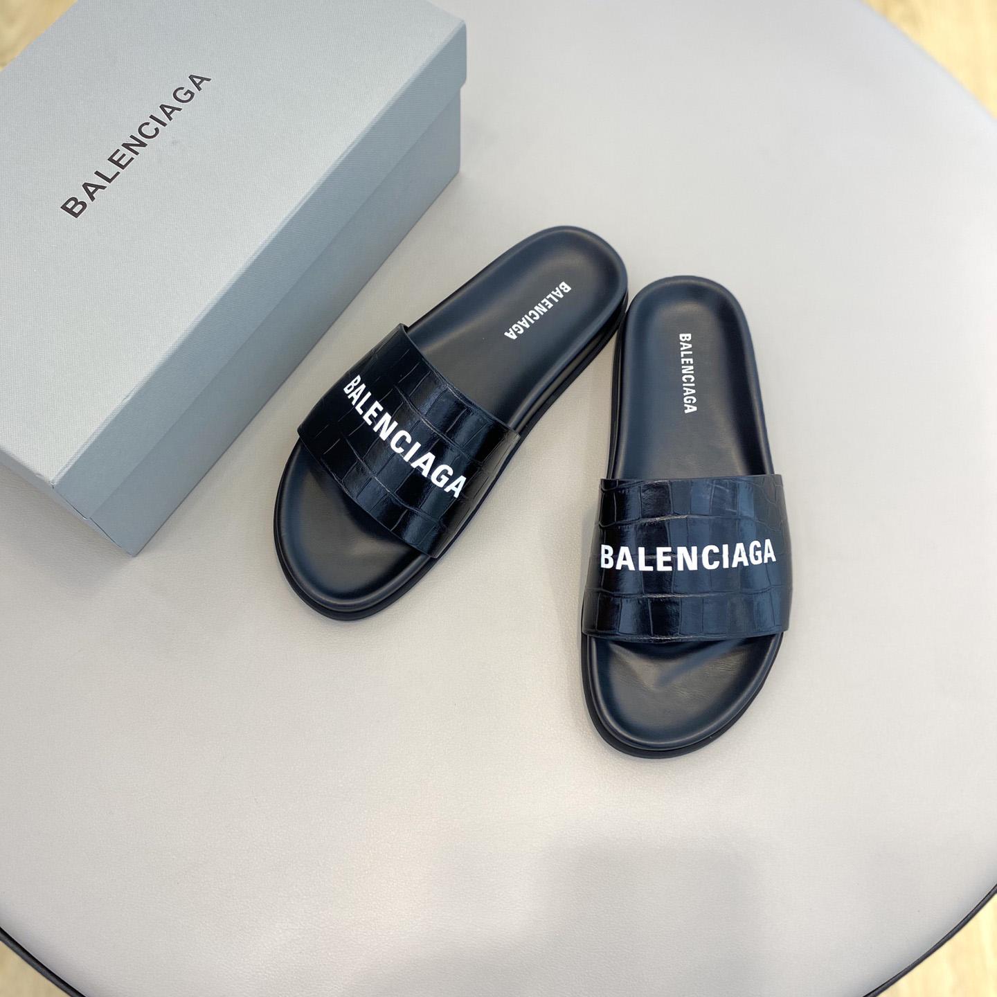 Balenciaga Pool Slide Sandal  - FashionPlug