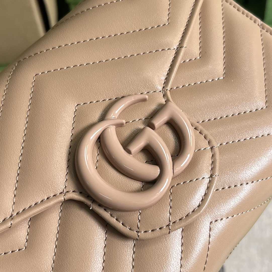 Gucci GG Marmont Matelassé Mini Bag(20-13-6cm)   - FashionPlug