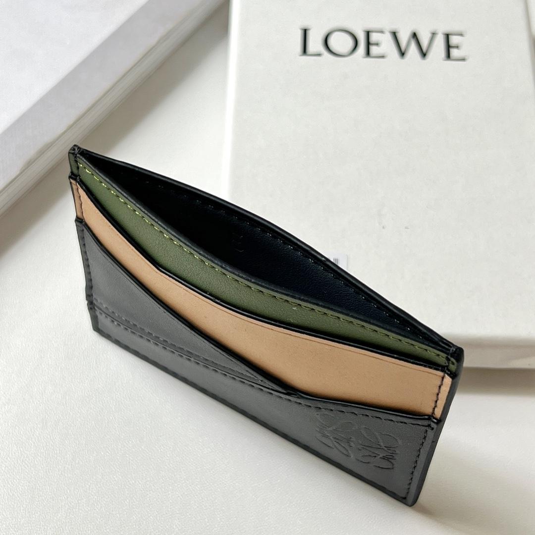 Loewe Puzzle Plain Cardholder (10x7.5cm) - FashionPlug