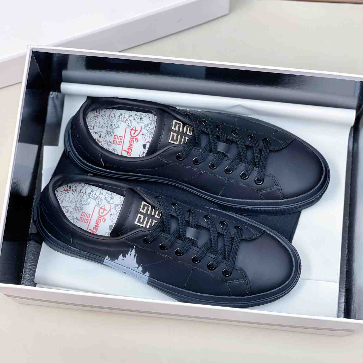 Givenchy City Sport Castle Sneakers In Leather - FashionPlug