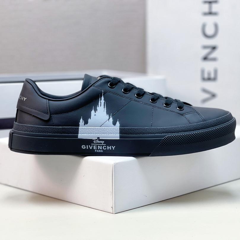 Givenchy City Sport Castle Sneakers In Leather - FashionPlug