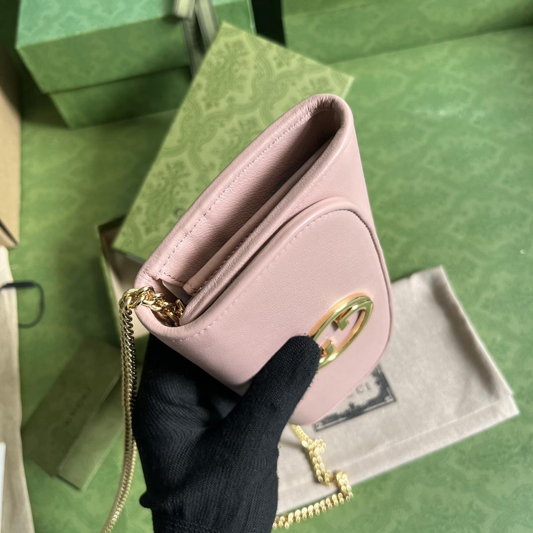 Gucci Blondie Continental Chain Wallet(21x10.5cm) - FashionPlug