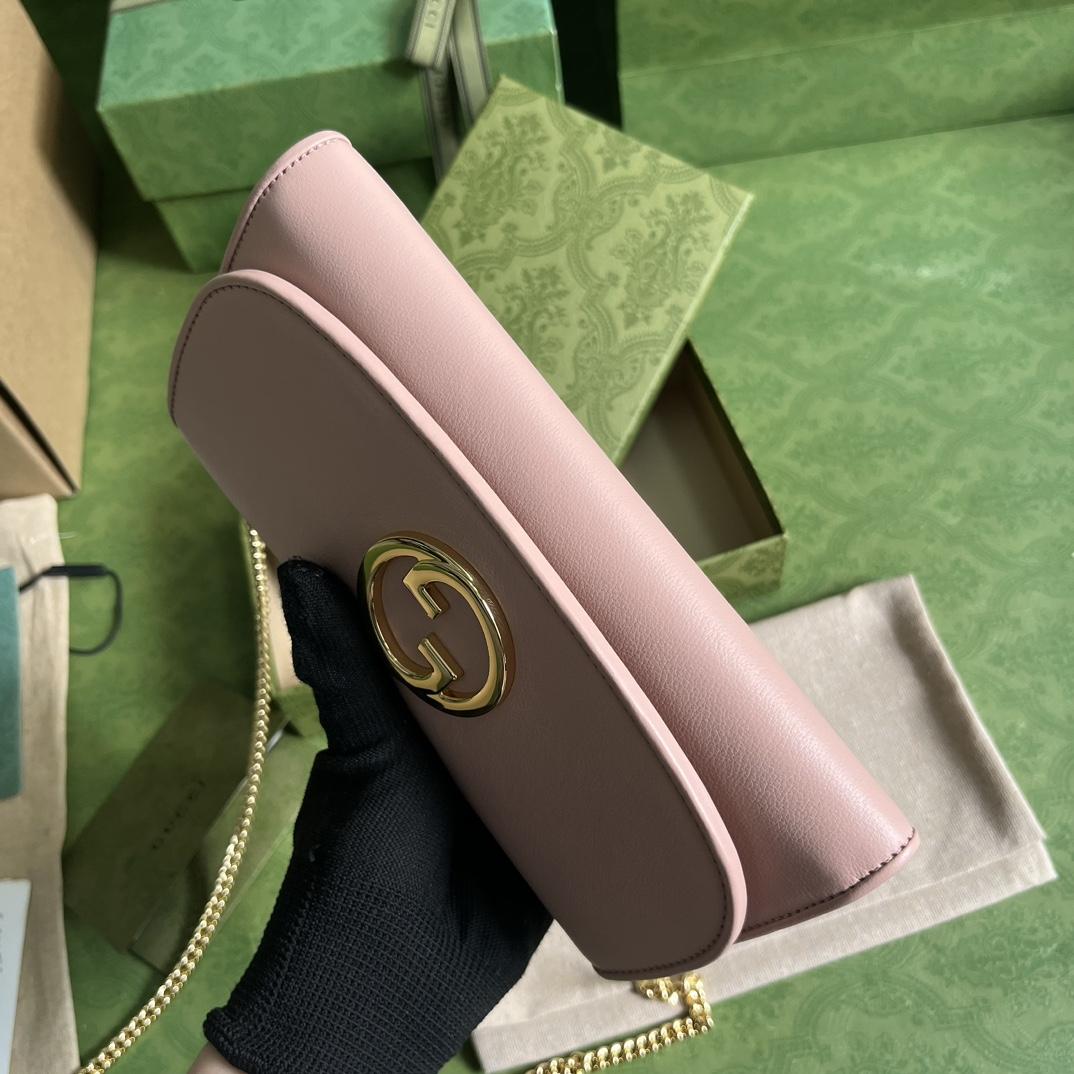 Gucci Blondie Continental Chain Wallet(21x10.5cm) - FashionPlug