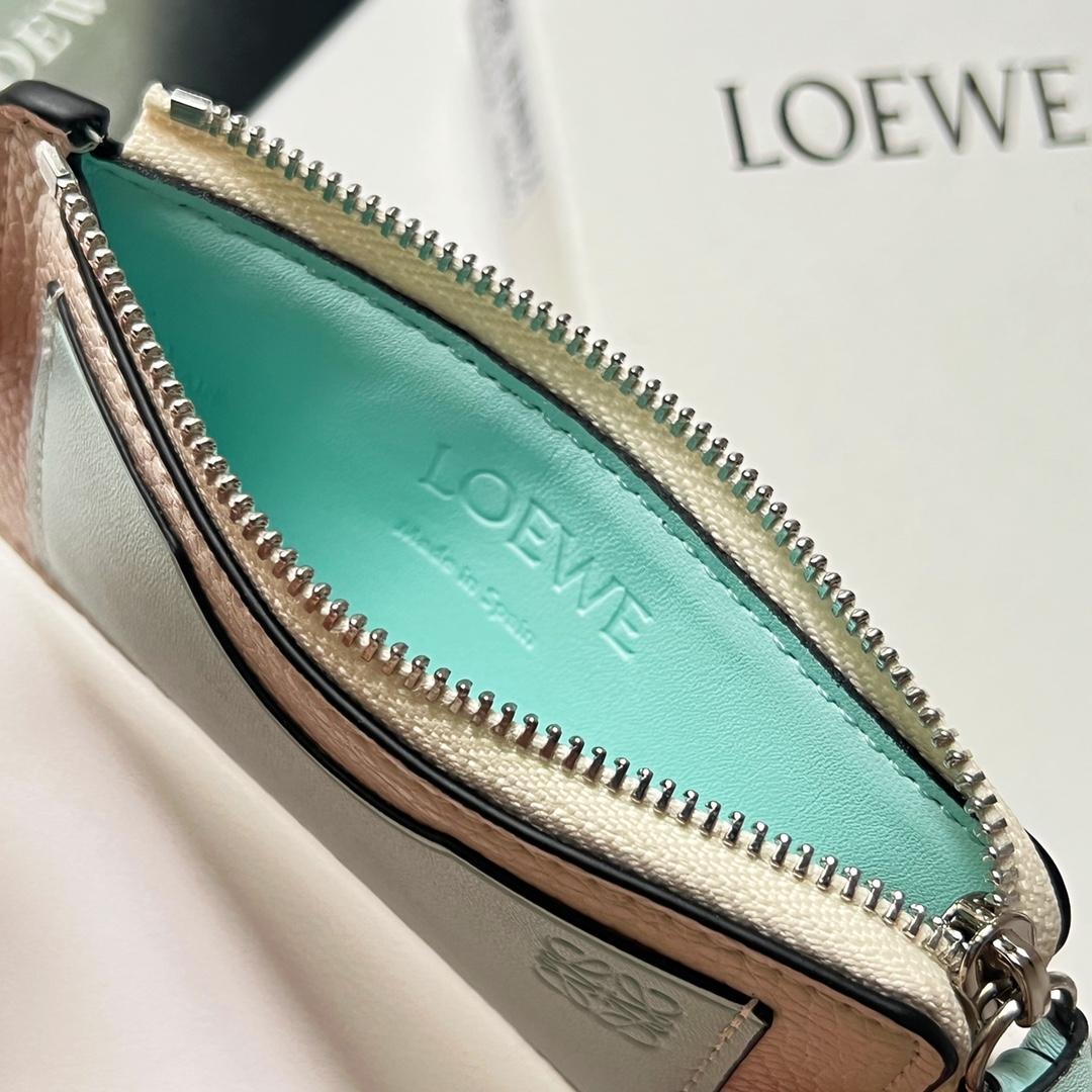 Loewe Coin Cardholder In Soft Grained Calfskin - FashionPlug