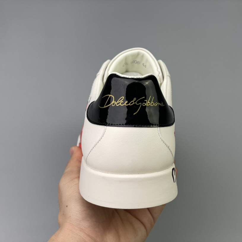 Dolce & Gabbana Portofino Cuore Sneakers - FashionPlug