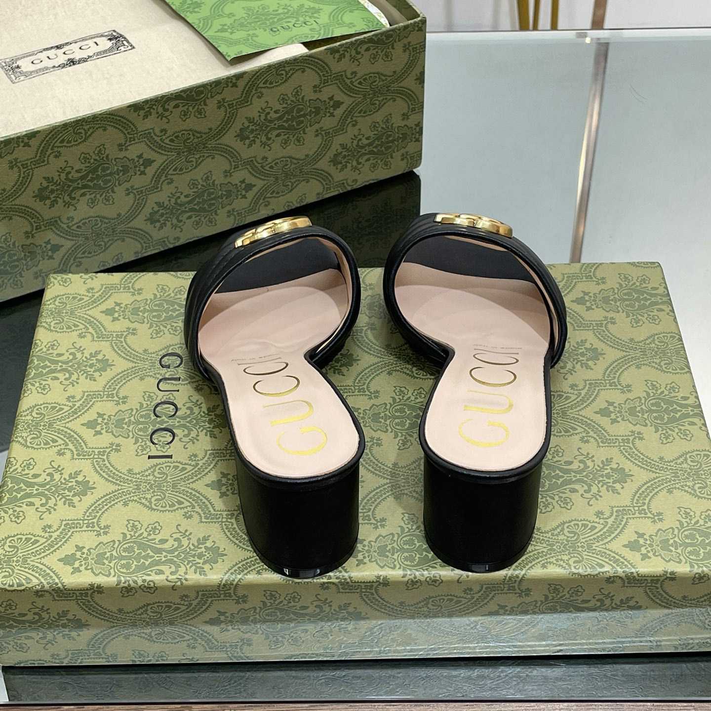Gucci Women's Double G Slide Sandal - FashionPlug