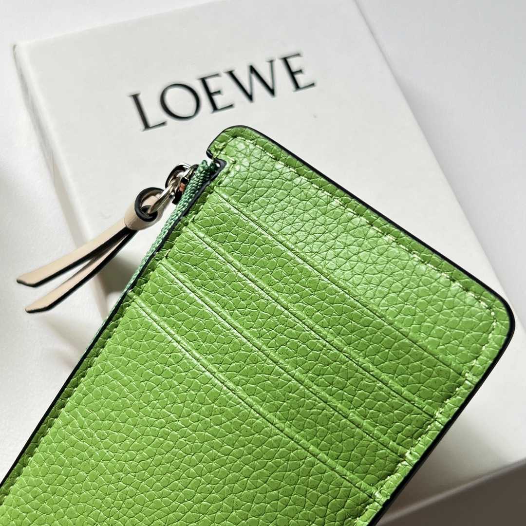 Loewe Coin Cardholder In Soft Grained Calfskin - FashionPlug