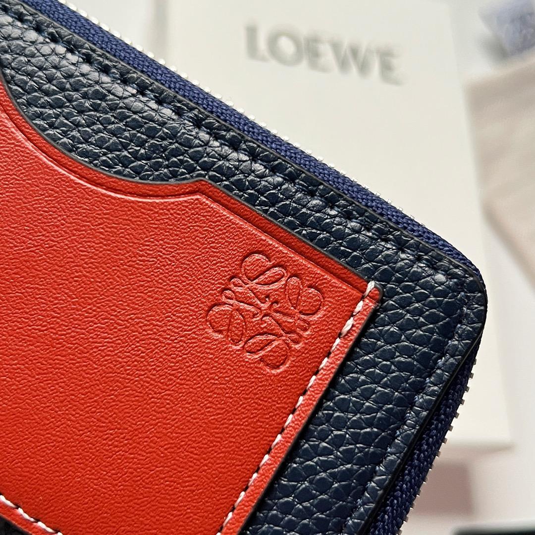 Loewe Coin Cardholder In Soft Grained Calfskin - FashionPlug