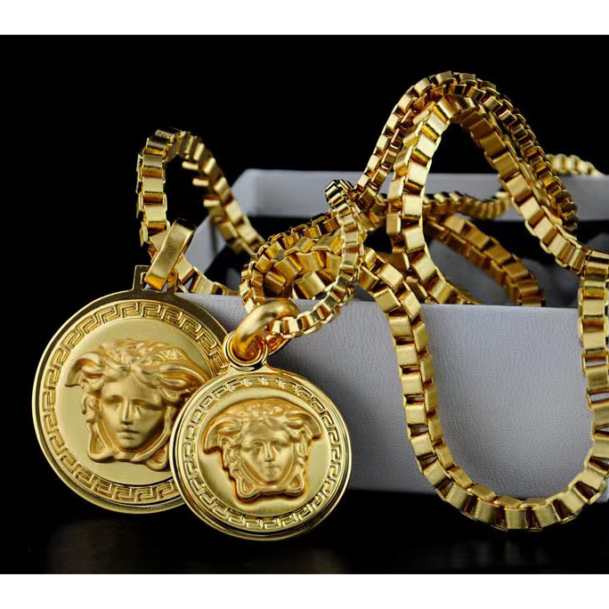 Versace Medusa Necklaces  - FashionPlug