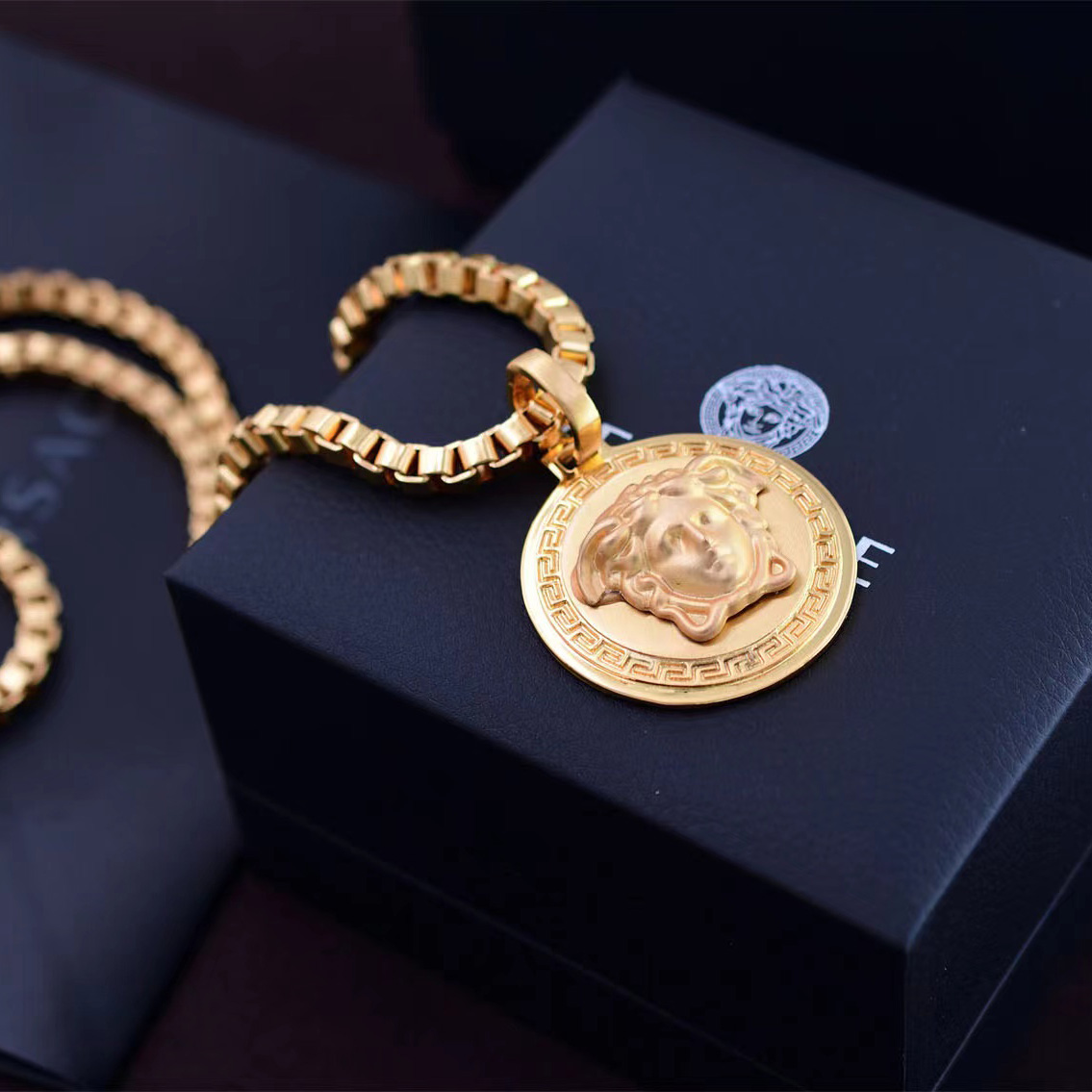 Versace Medusa Necklaces  - FashionPlug