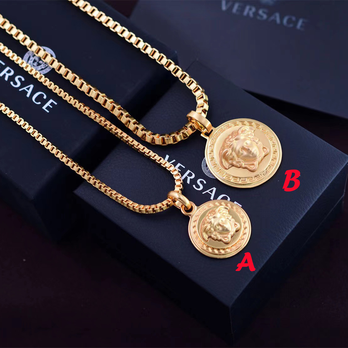 Versace Medusa Necklaces  - FashionPlug