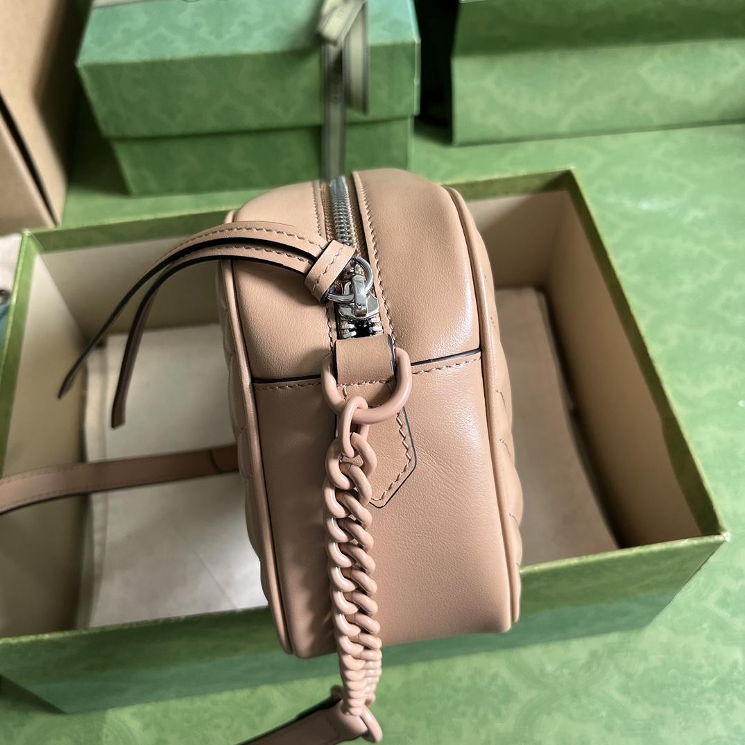 Gucci GG Marmont Matelassé Shoulder Bag(24*13*7cm) - FashionPlug