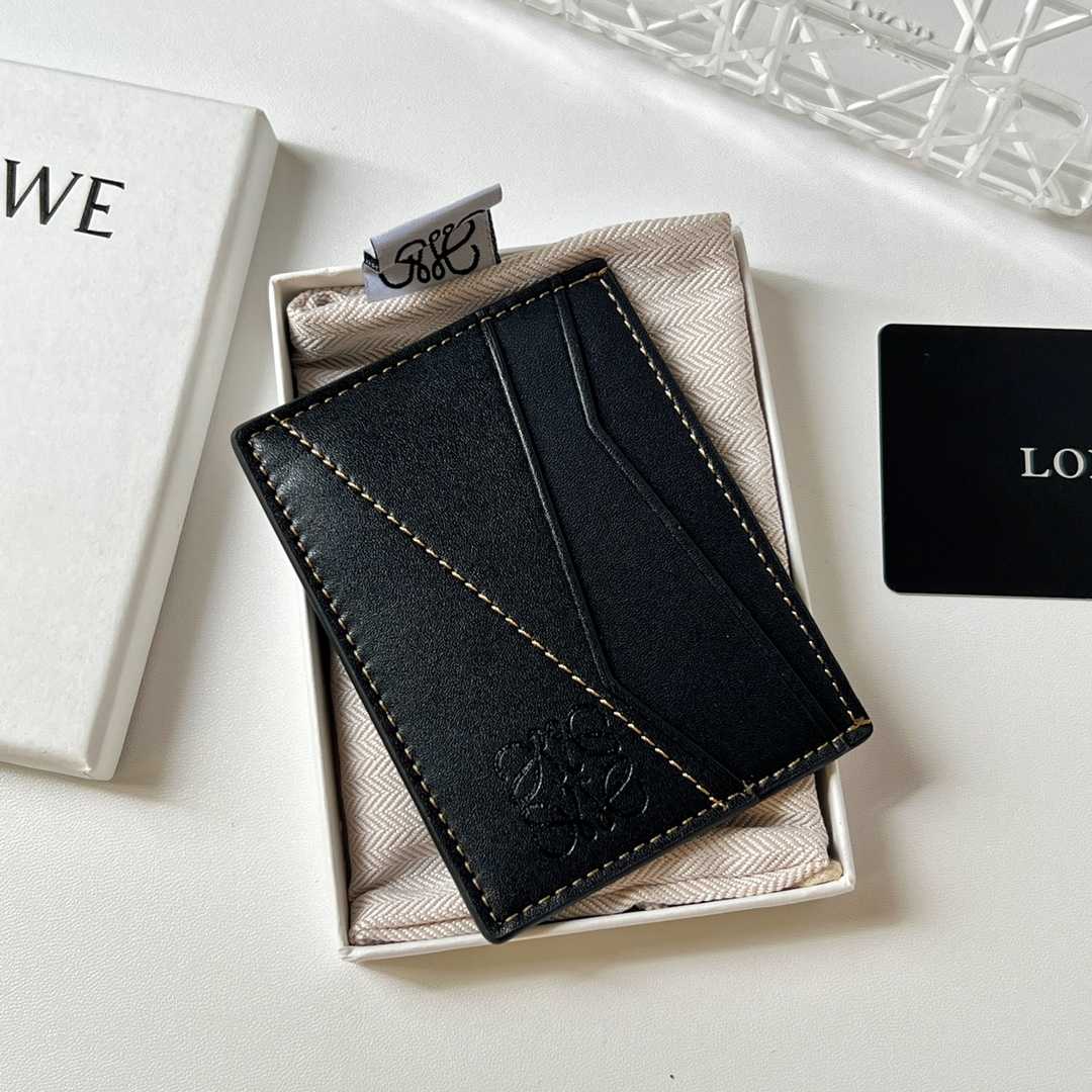 Loewe Puzzle Plain Cardholder (10x7.5cm) - FashionPlug