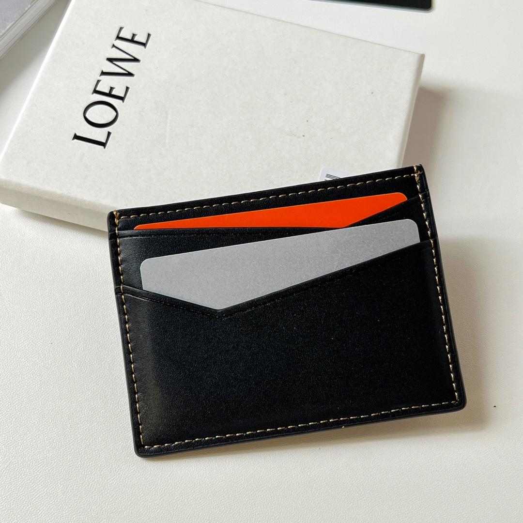 Loewe Puzzle Plain Cardholder (10x7.5cm) - FashionPlug