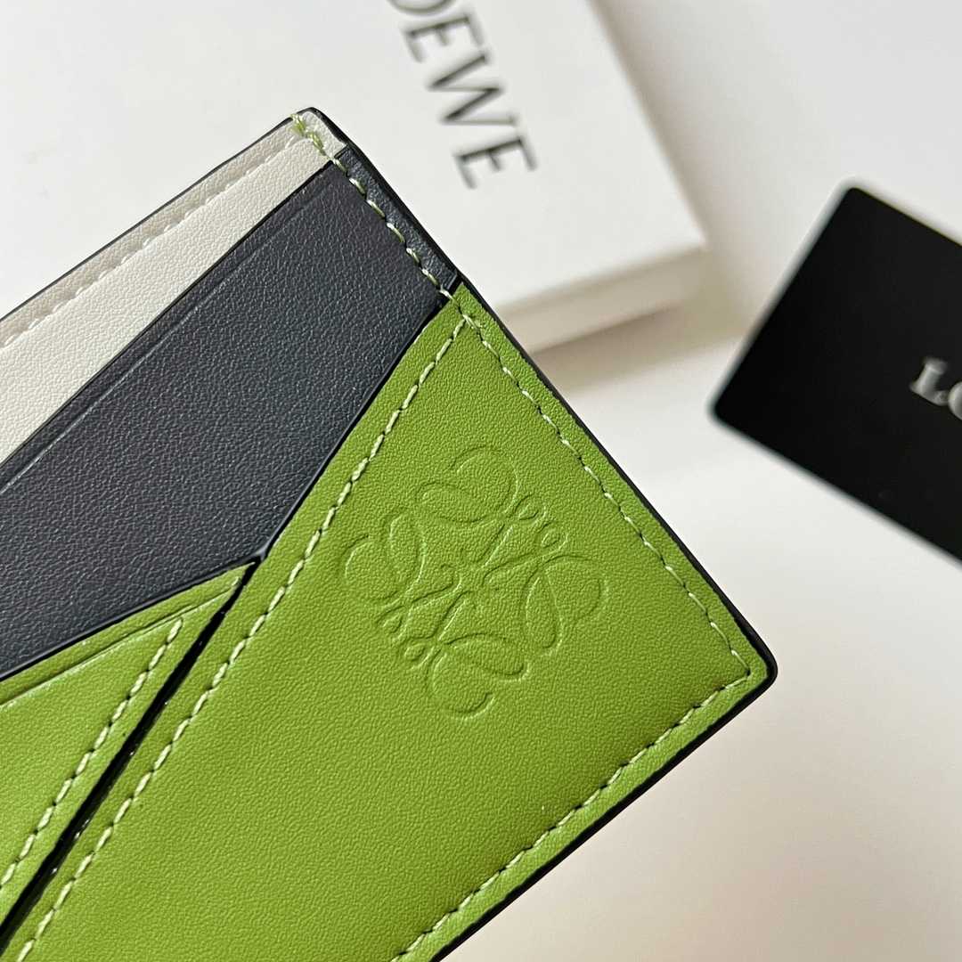 Loewe Puzzle Plain Cardholder (10x7.5cm) - FashionPlug