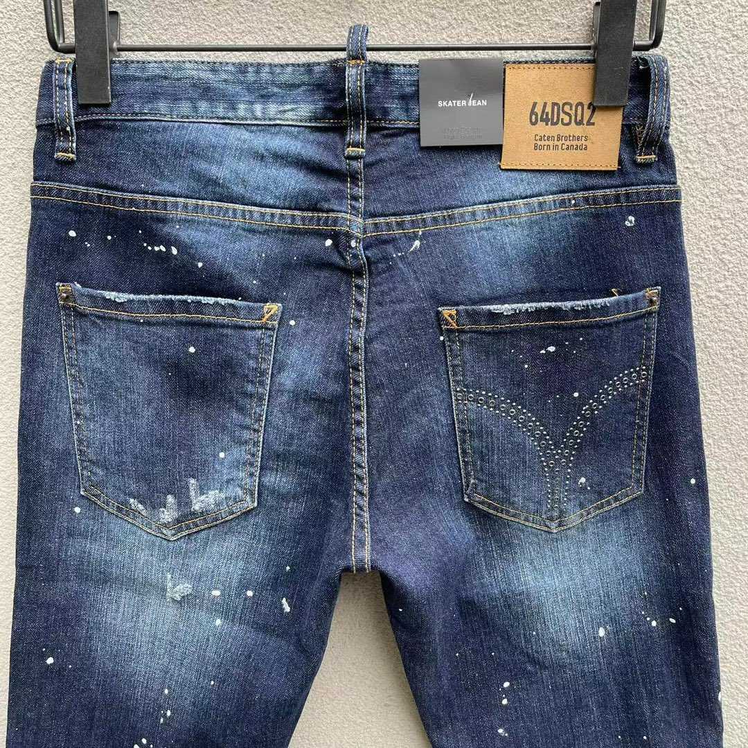 Dsquared2 Navy Blue 'Skater' Jeans    DSQ113 - FashionPlug