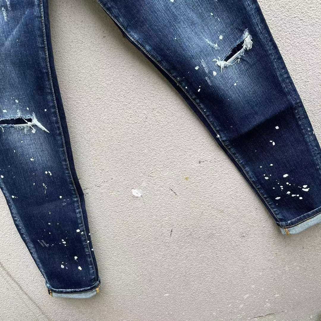 Dsquared2 Navy Blue 'Skater' Jeans    DSQ113 - FashionPlug