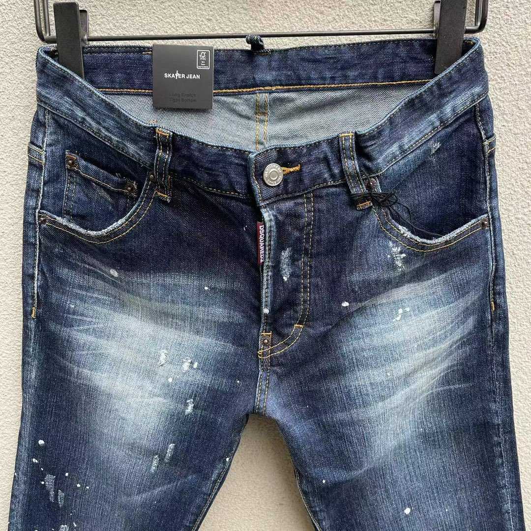 Dsquared2 Navy Blue 'Skater' Jeans    DSQ113 - FashionPlug