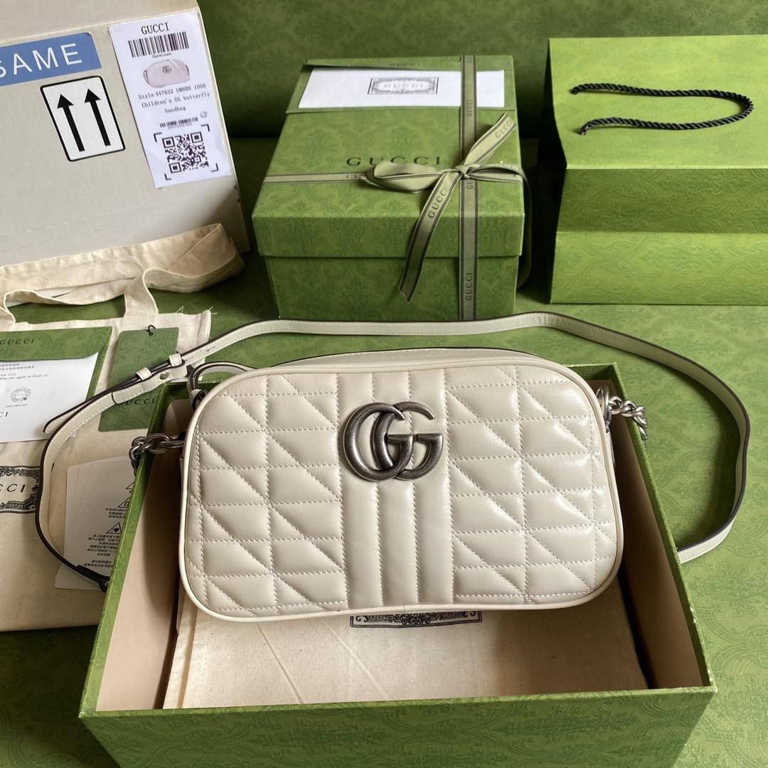 Gucci GG Marmont Small Shoulder Bag(24-12-7cm) - FashionPlug