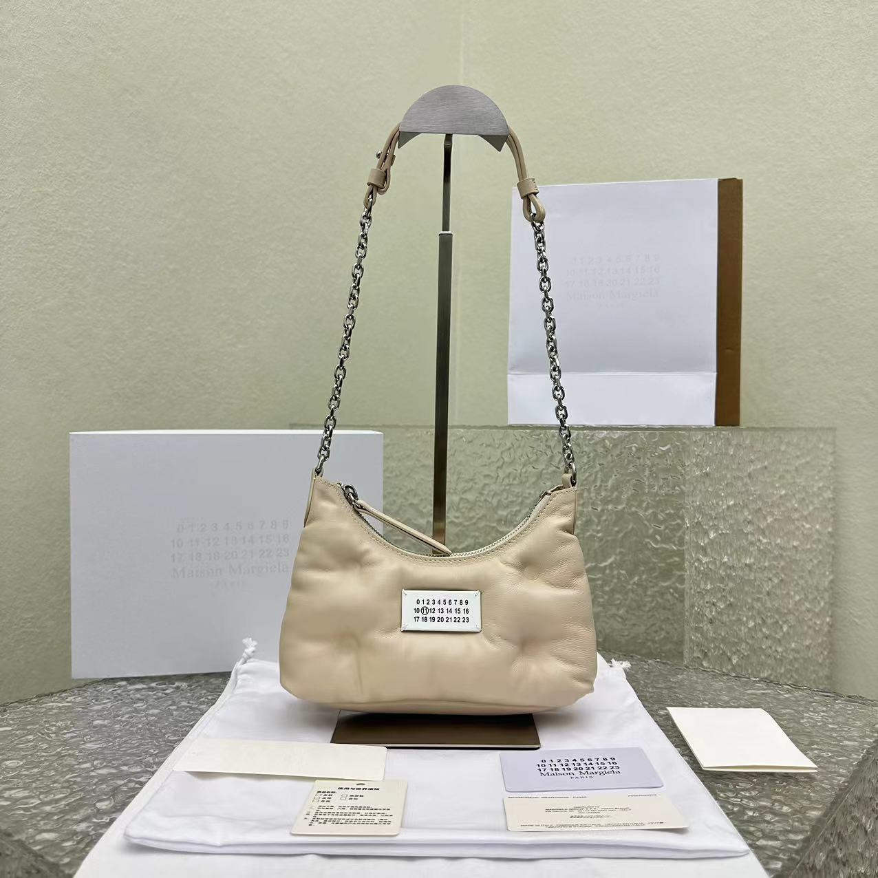 Maison Margiela Micro Glam Slam Shoulder Bag(10-20.5cm) - FashionPlug