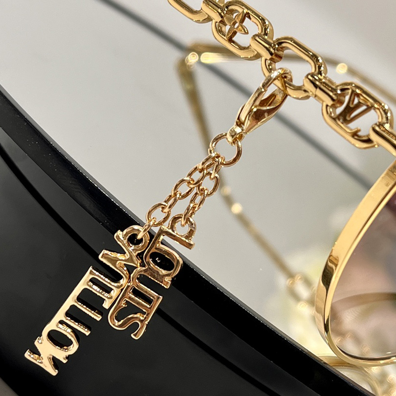 Louis Vuitton My LV Chain Pilot Sunglasses  Z1648W - FashionPlug