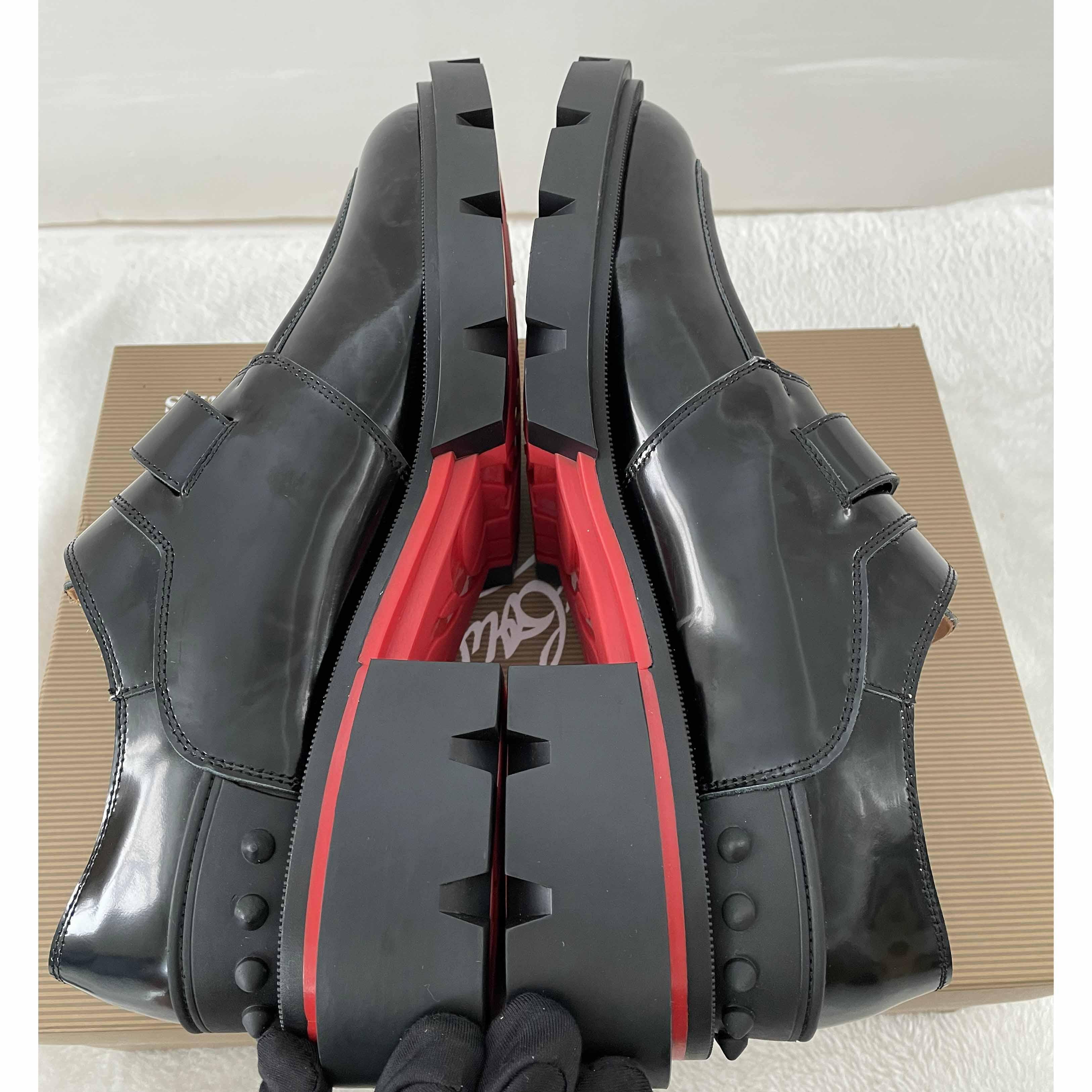 Christian Louboutin Men's Our Georges B Flat Chunky Loafers - FashionPlug
