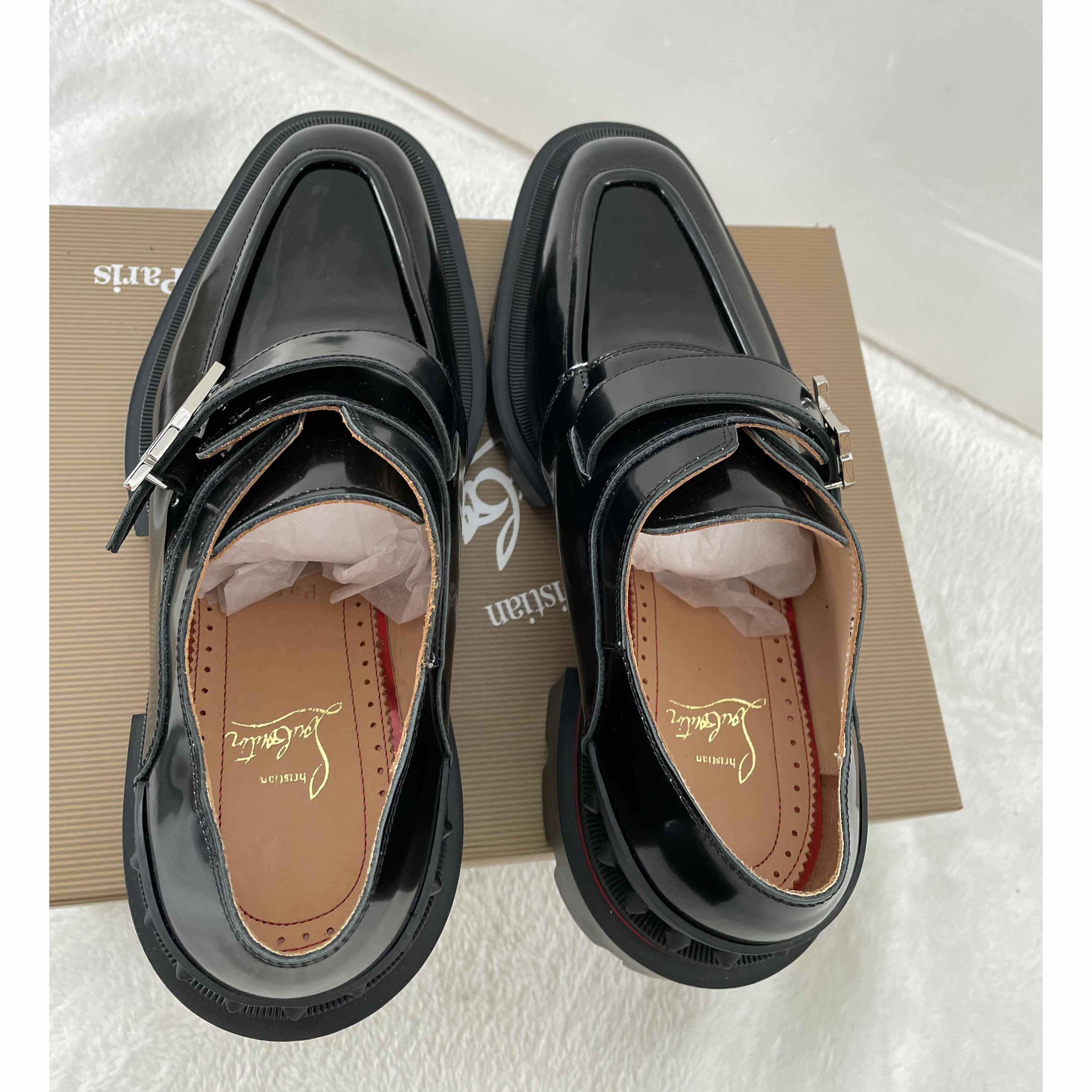 Christian Louboutin Men's Our Georges B Flat Chunky Loafers - FashionPlug