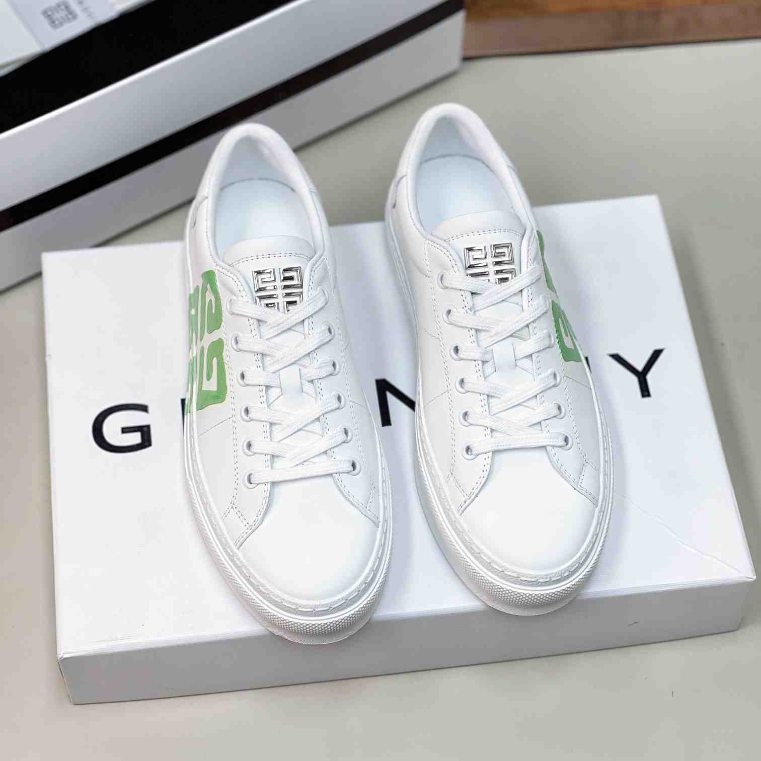 Givenchy City Sport Sneakers In Leather - FashionPlug