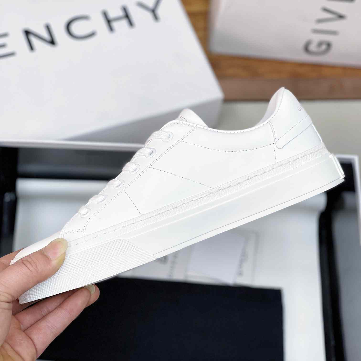 Givenchy City Sport Sneakers In Leather - FashionPlug