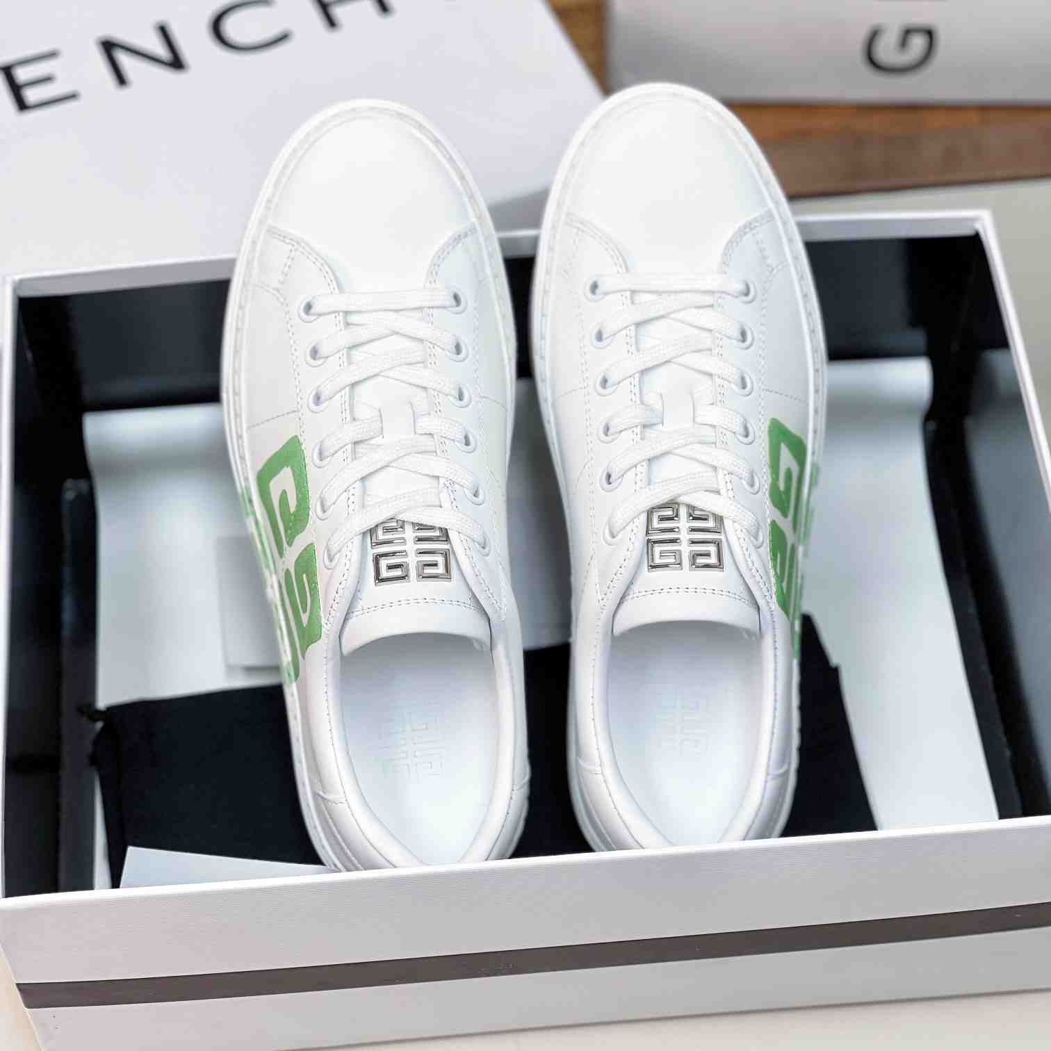 Givenchy City Sport Sneakers In Leather - FashionPlug