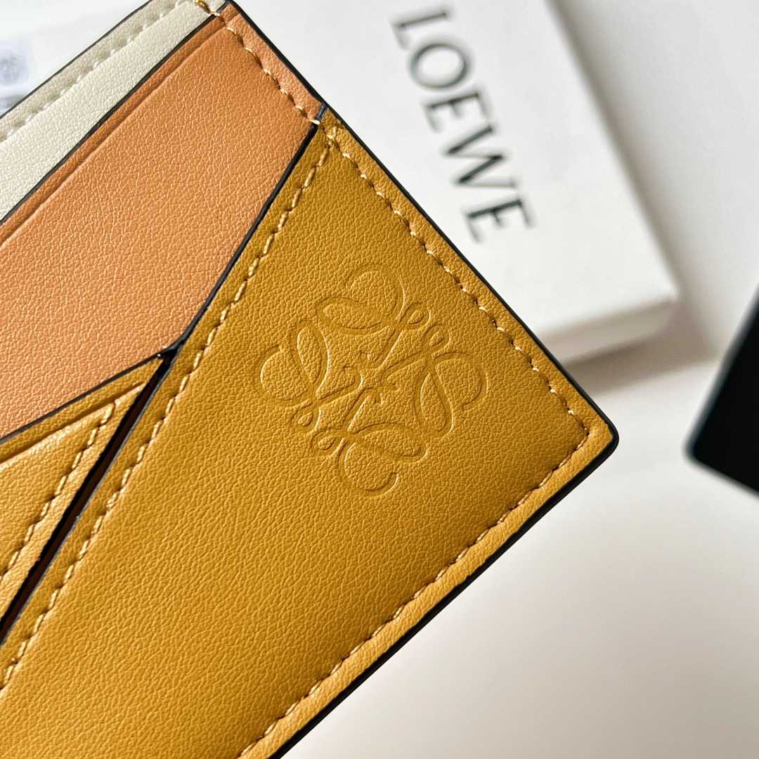 Loewe Puzzle Plain Cardholder (10x7.5cm) - FashionPlug