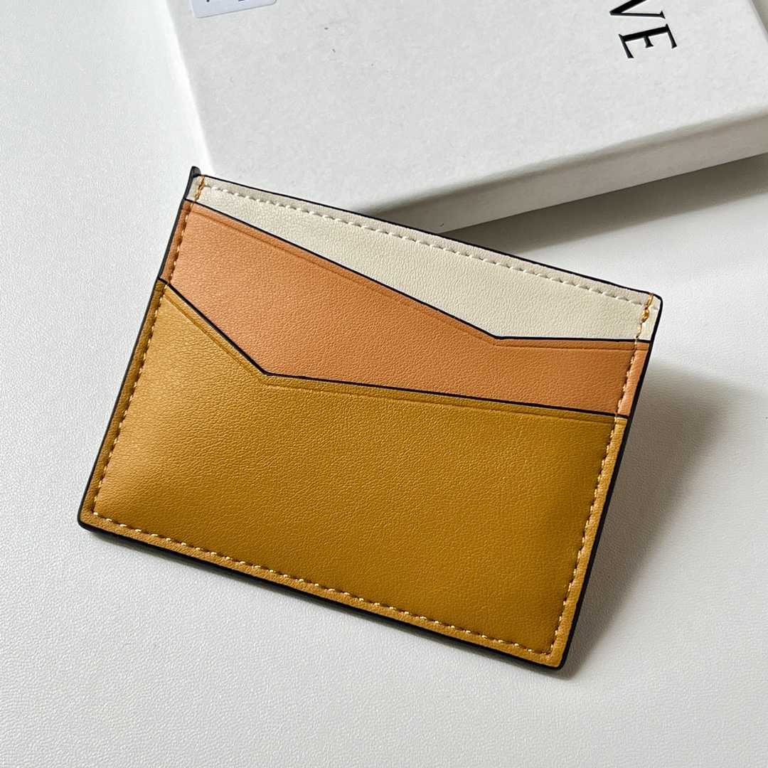 Loewe Puzzle Plain Cardholder (10x7.5cm) - FashionPlug