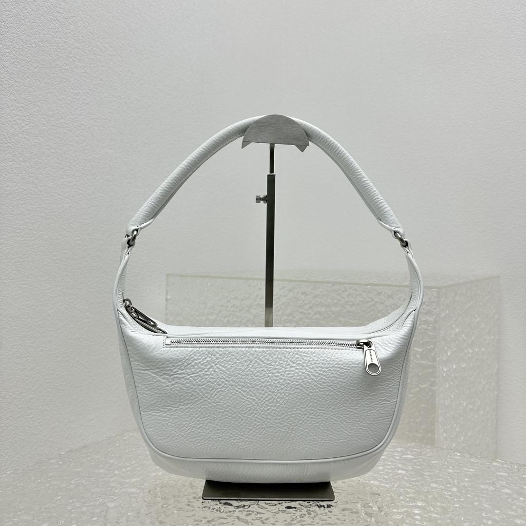 Balenciaga Raver Medium Bag With Handle In White - FashionPlug