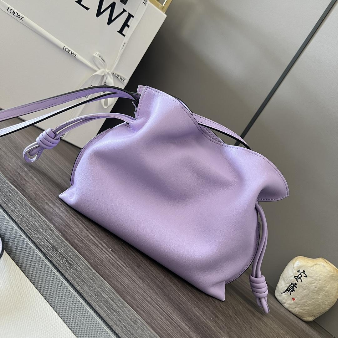 Loewe Mini Flamenco Clutch In Nappa Calfskin - FashionPlug