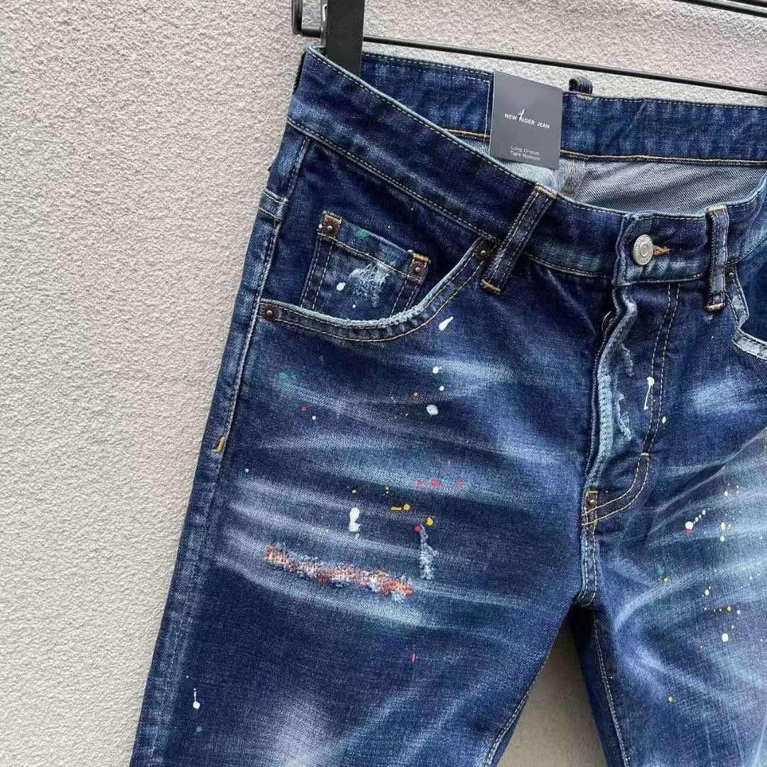 Dsquared2 Paint-splatter Slim-cut Jeans   DSQ111 - FashionPlug
