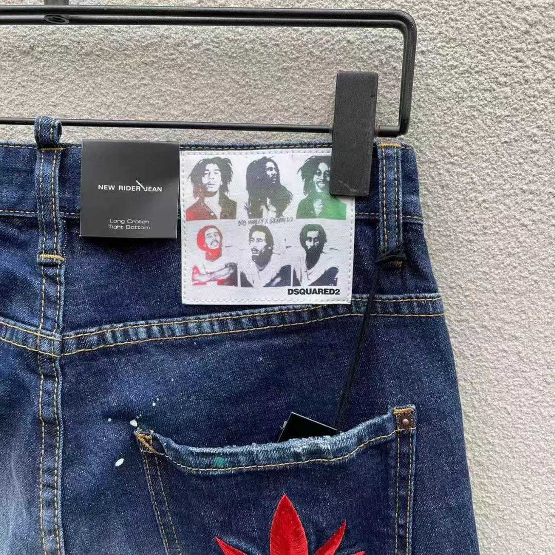 Dsquared2 Paint-splatter Slim-cut Jeans   DSQ111 - FashionPlug