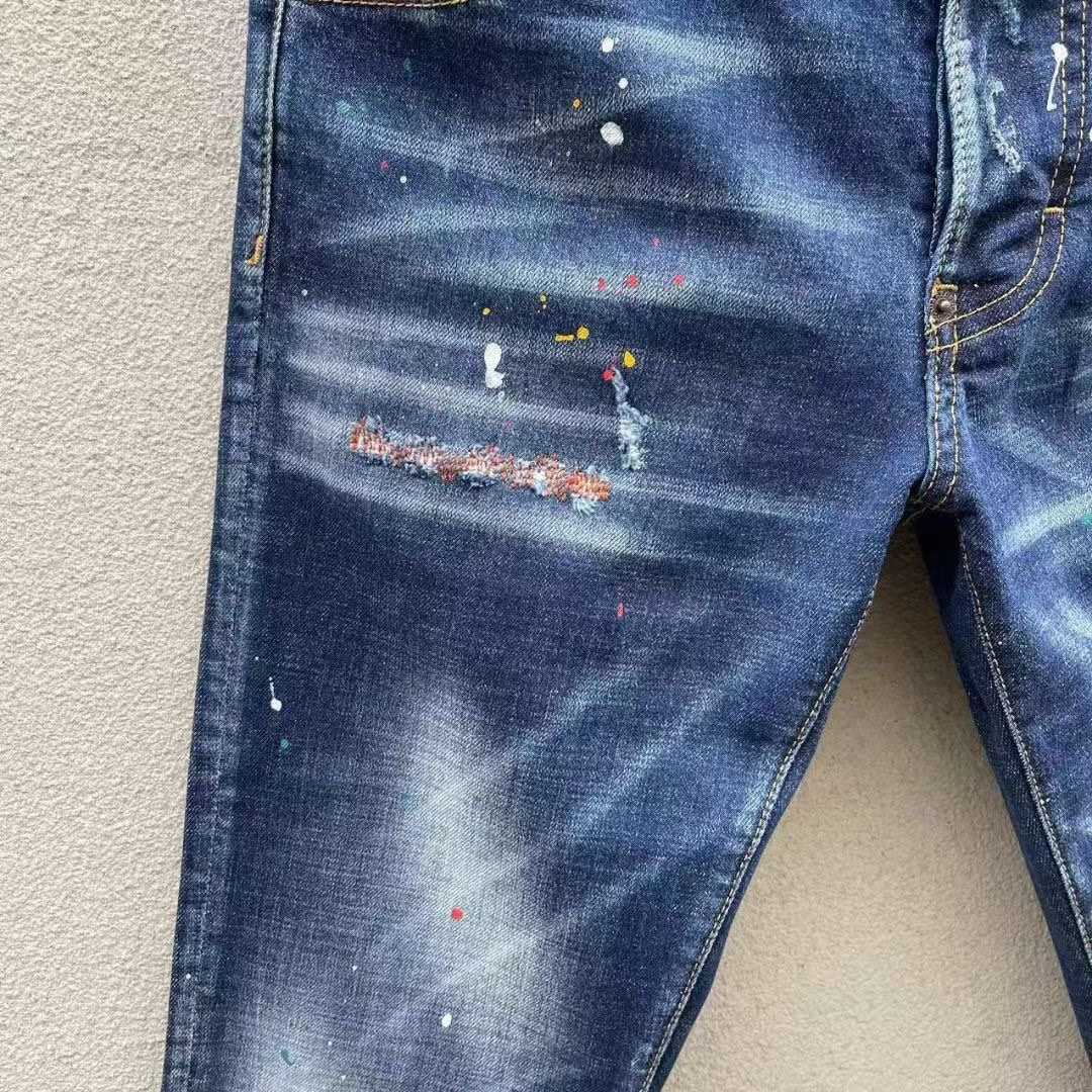 Dsquared2 Paint-splatter Slim-cut Jeans   DSQ111 - FashionPlug