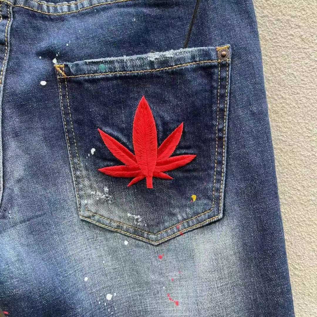 Dsquared2 Paint-splatter Slim-cut Jeans   DSQ111 - FashionPlug