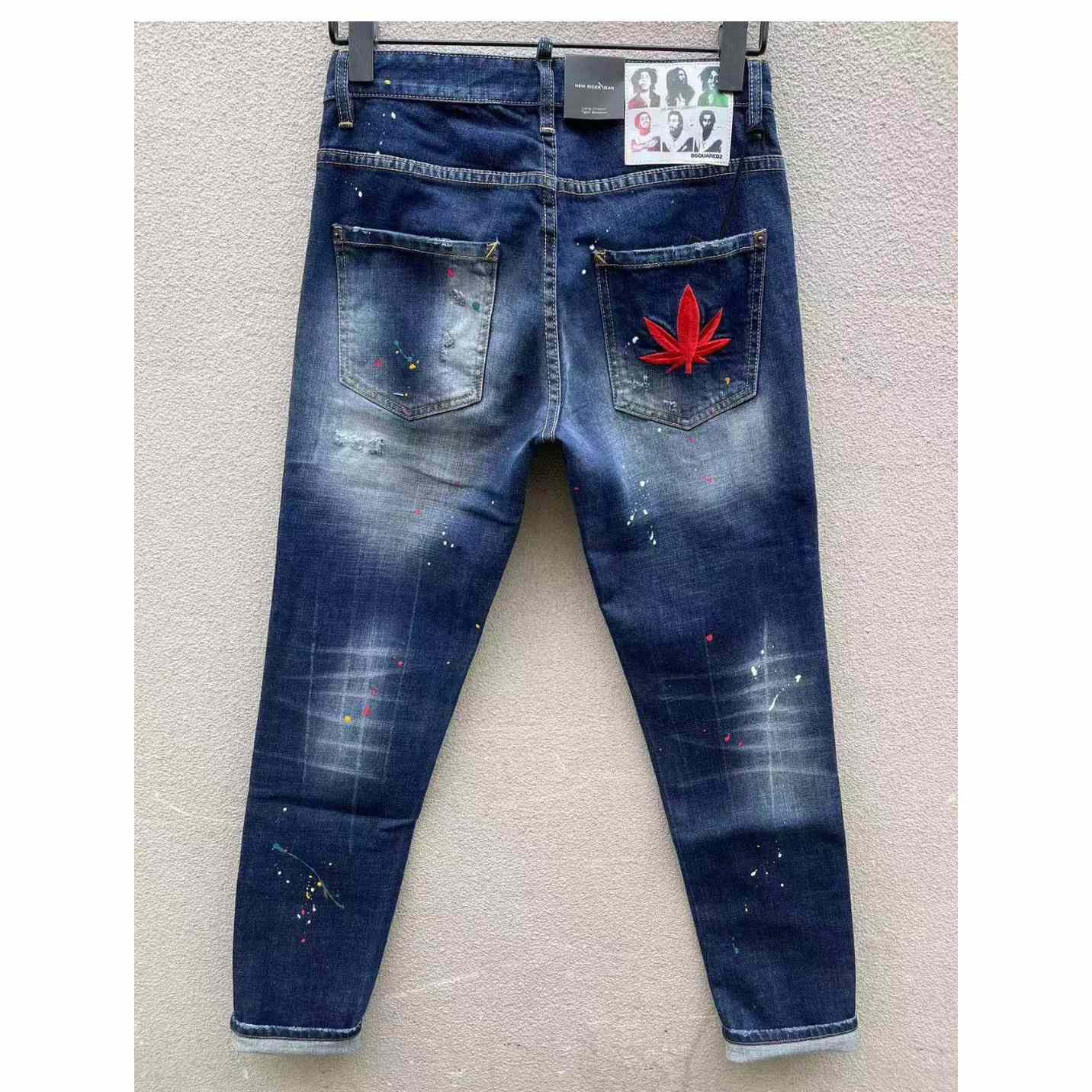 Dsquared2 Paint-splatter Slim-cut Jeans   DSQ111 - FashionPlug