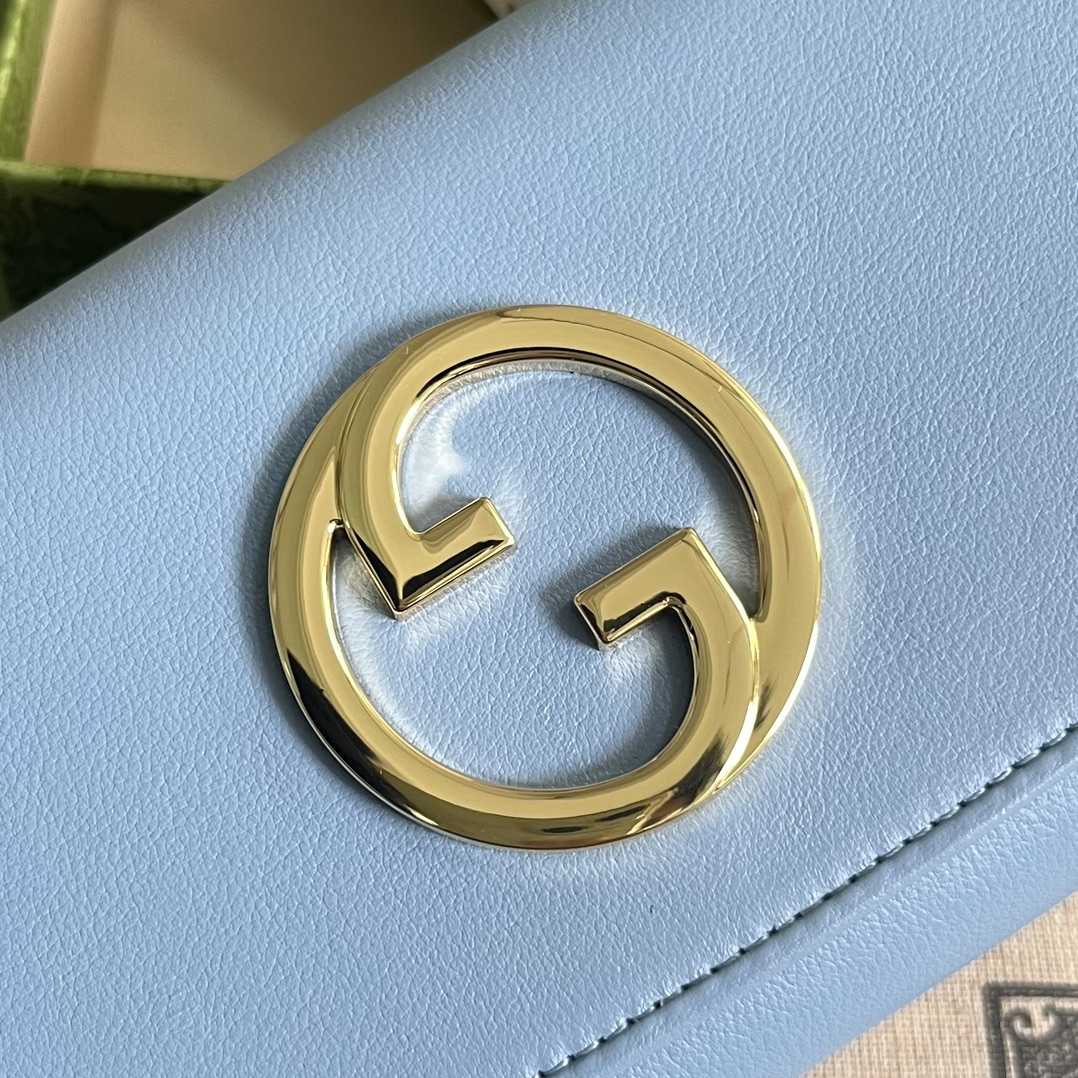 Gucci Blondie Continental Chain Wallet(21x10.5cm) - FashionPlug