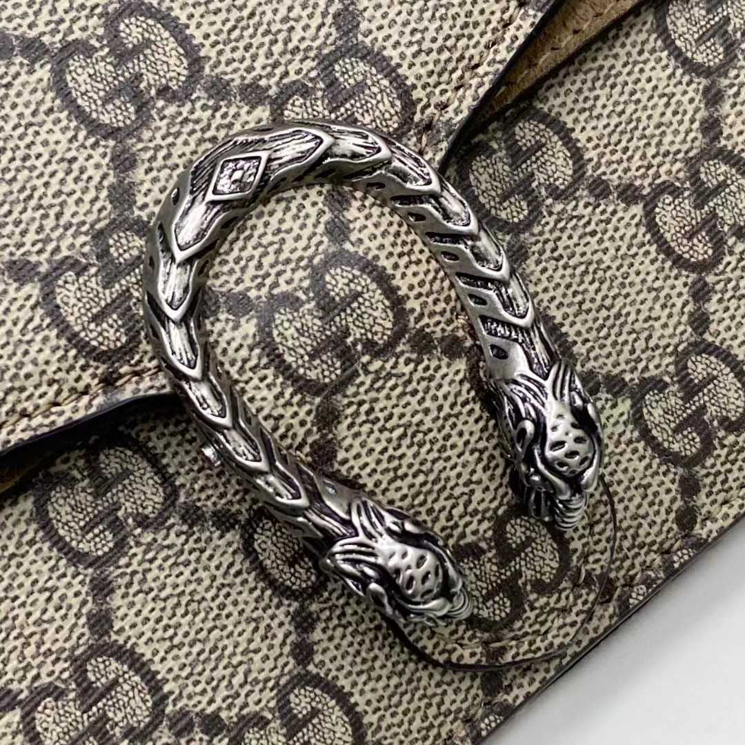 Gucci Dionysus GG Supreme Super Mini Bag(16.5-10-4cm)   476432 - FashionPlug