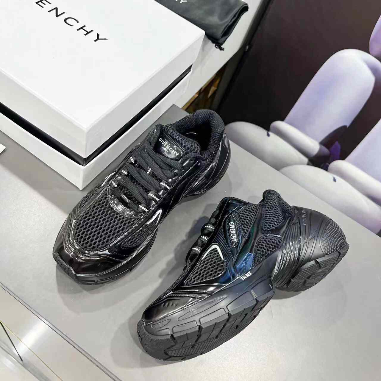 Givenchy TK-MX Runner Sneakers In Mesh - FashionPlug