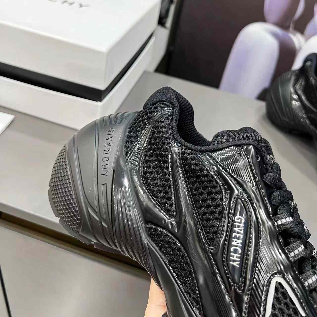 Givenchy TK-MX Runner Sneakers In Mesh - FashionPlug