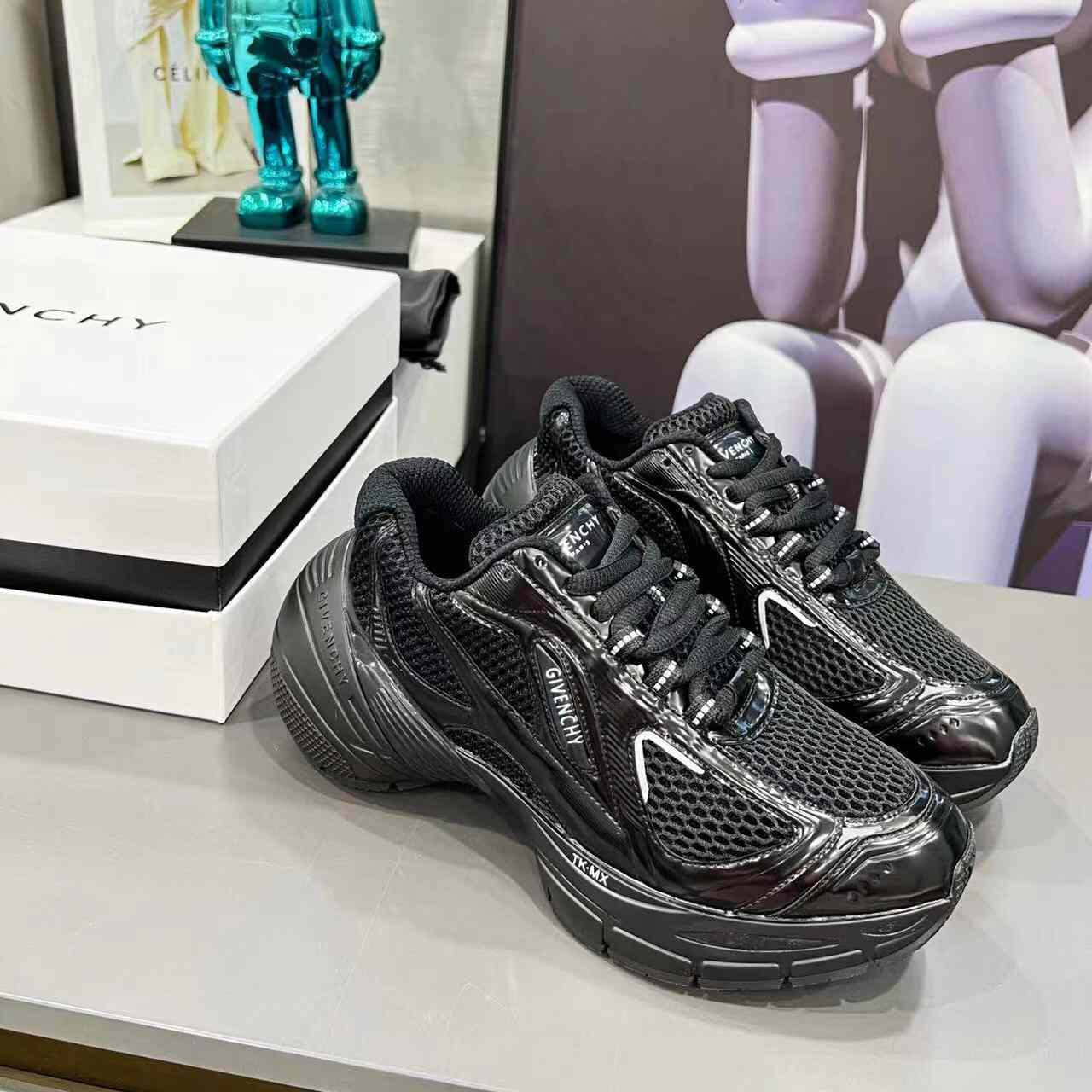 Givenchy TK-MX Runner Sneakers In Mesh - FashionPlug
