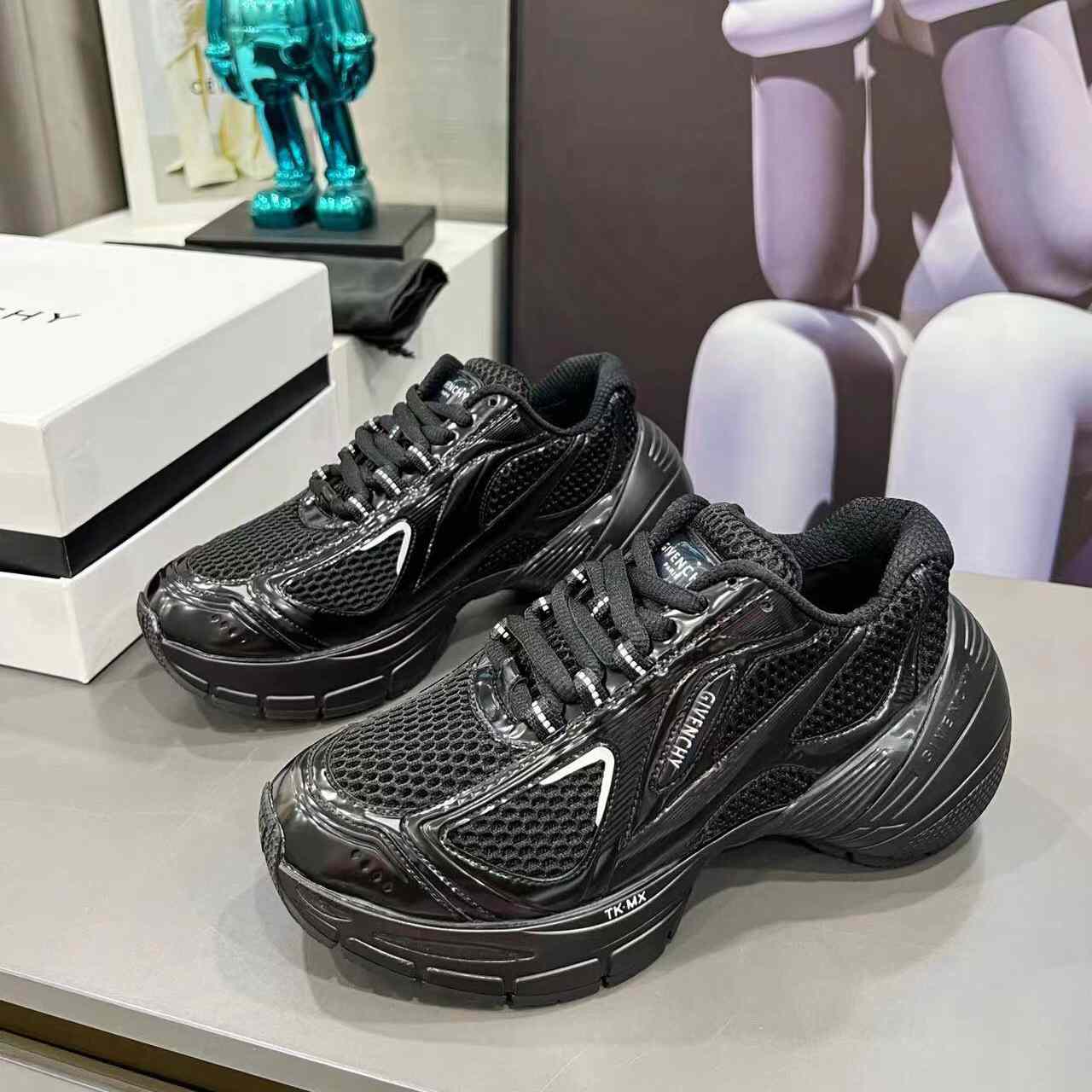 Givenchy TK-MX Runner Sneakers In Mesh - FashionPlug
